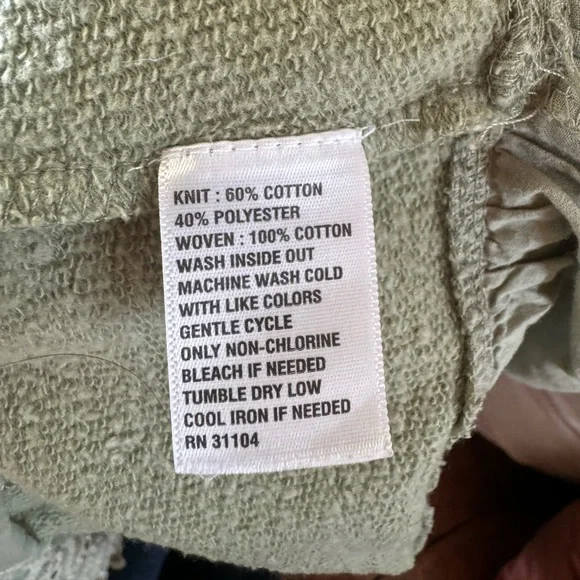 Women’s XL eyelet beach pool concert cottagecore Prairie fairy sweatshirt tank - Picture 6 of 6